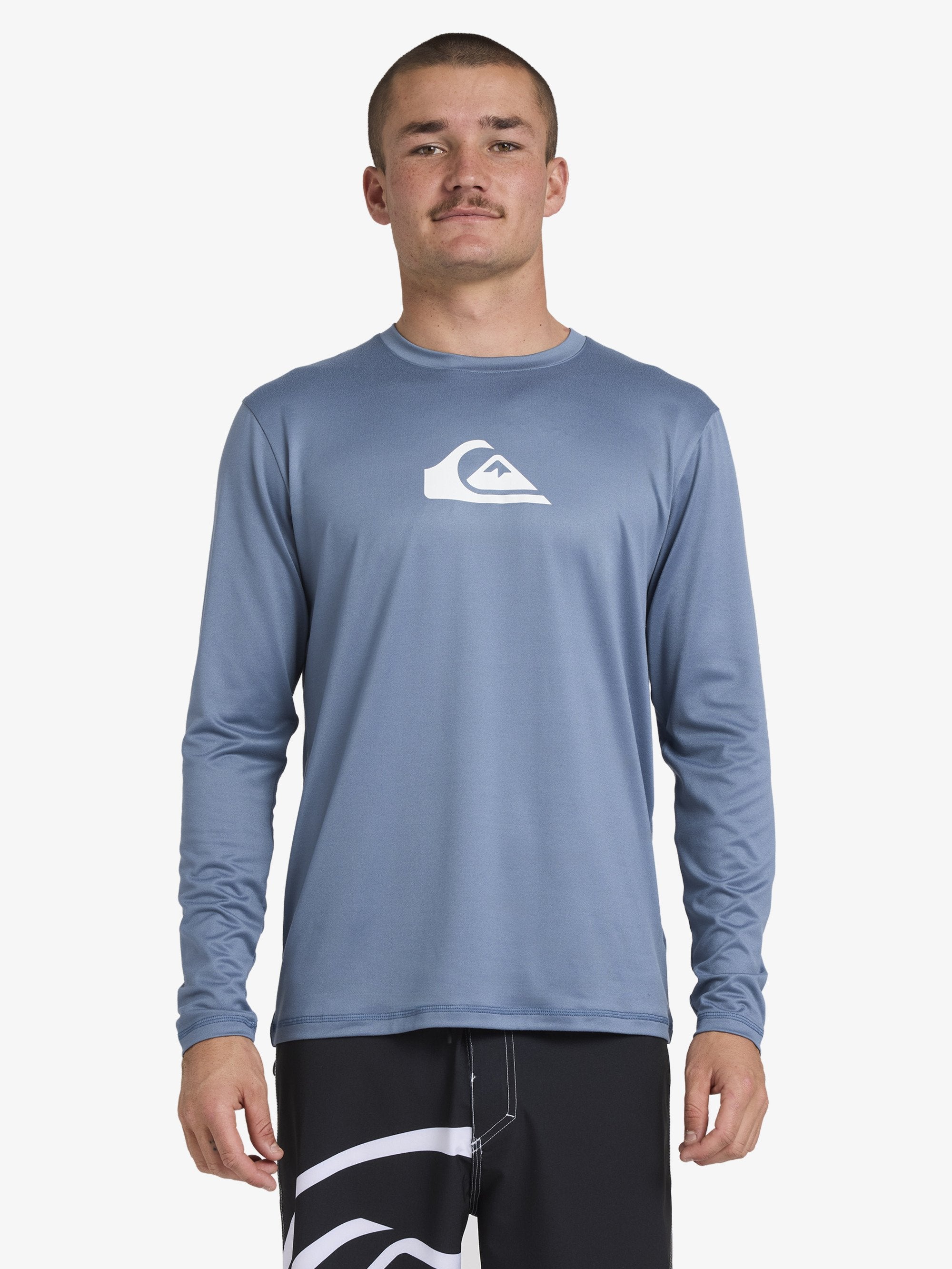 Mens Solid Streak Long Sleeve Surf Shirt – Quiksilver