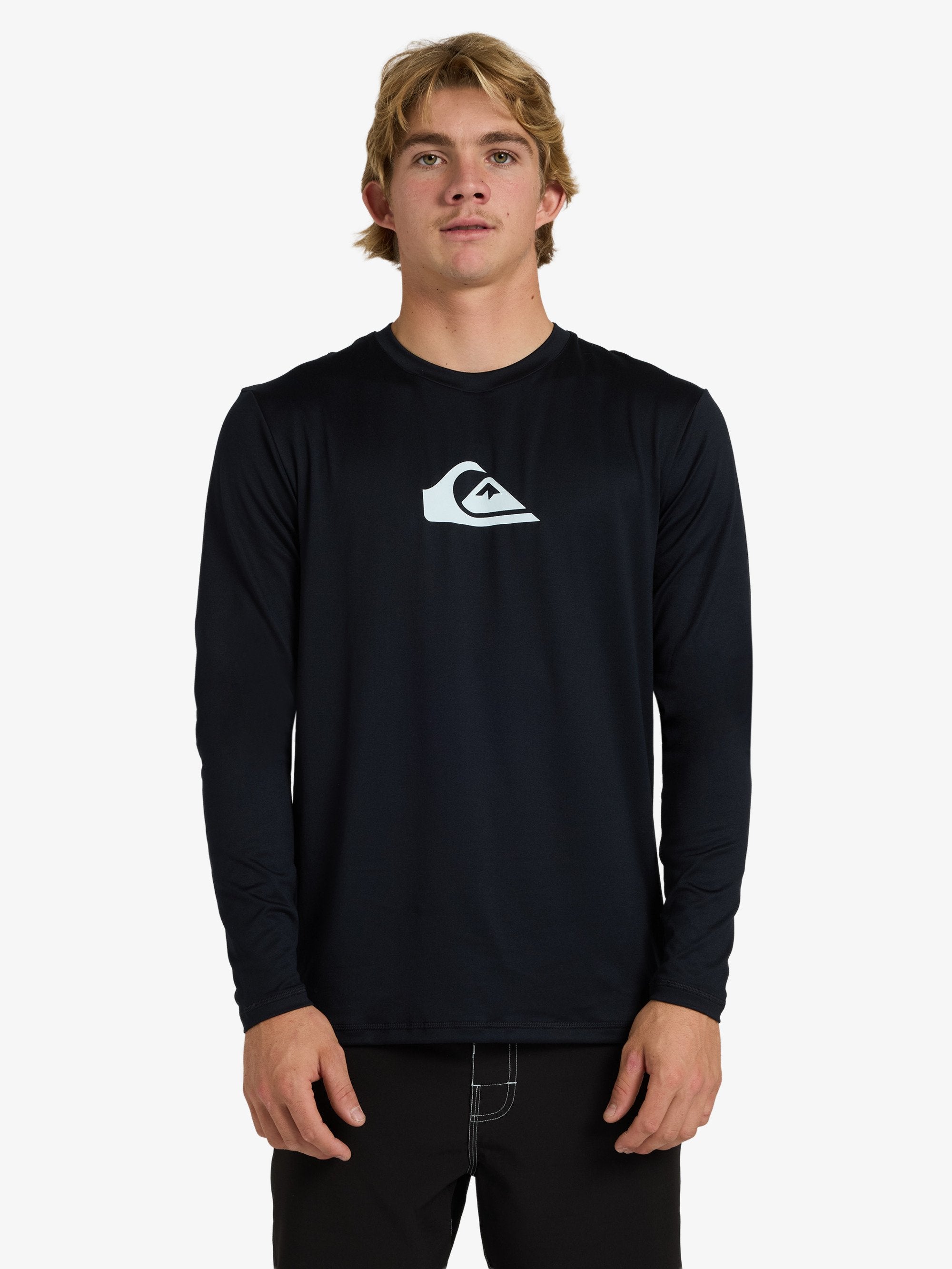 Mens Solid Streak Long Sleeve Surf Shirt – Quiksilver - Main Image