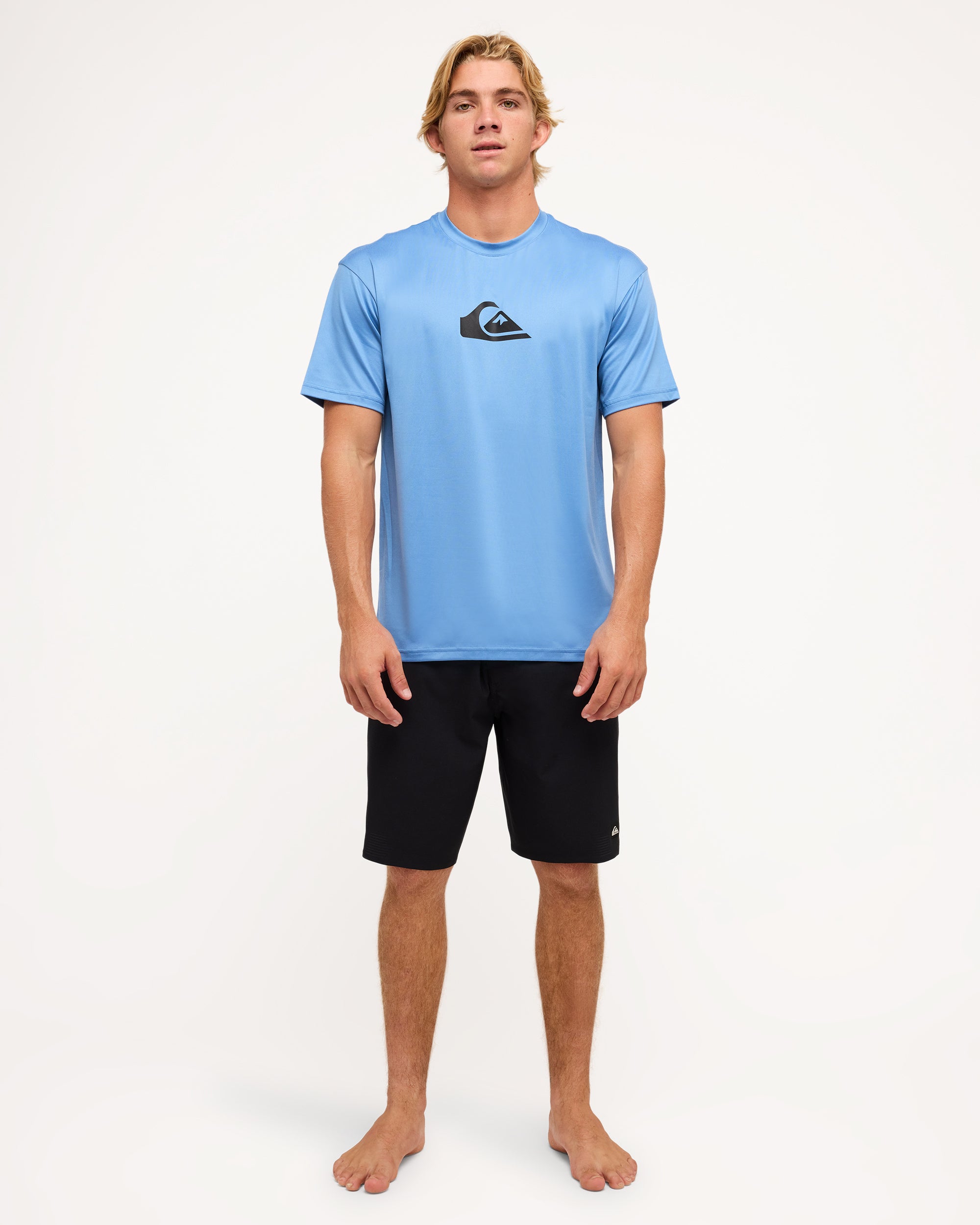 Mens Solid Streak Surf Shirt