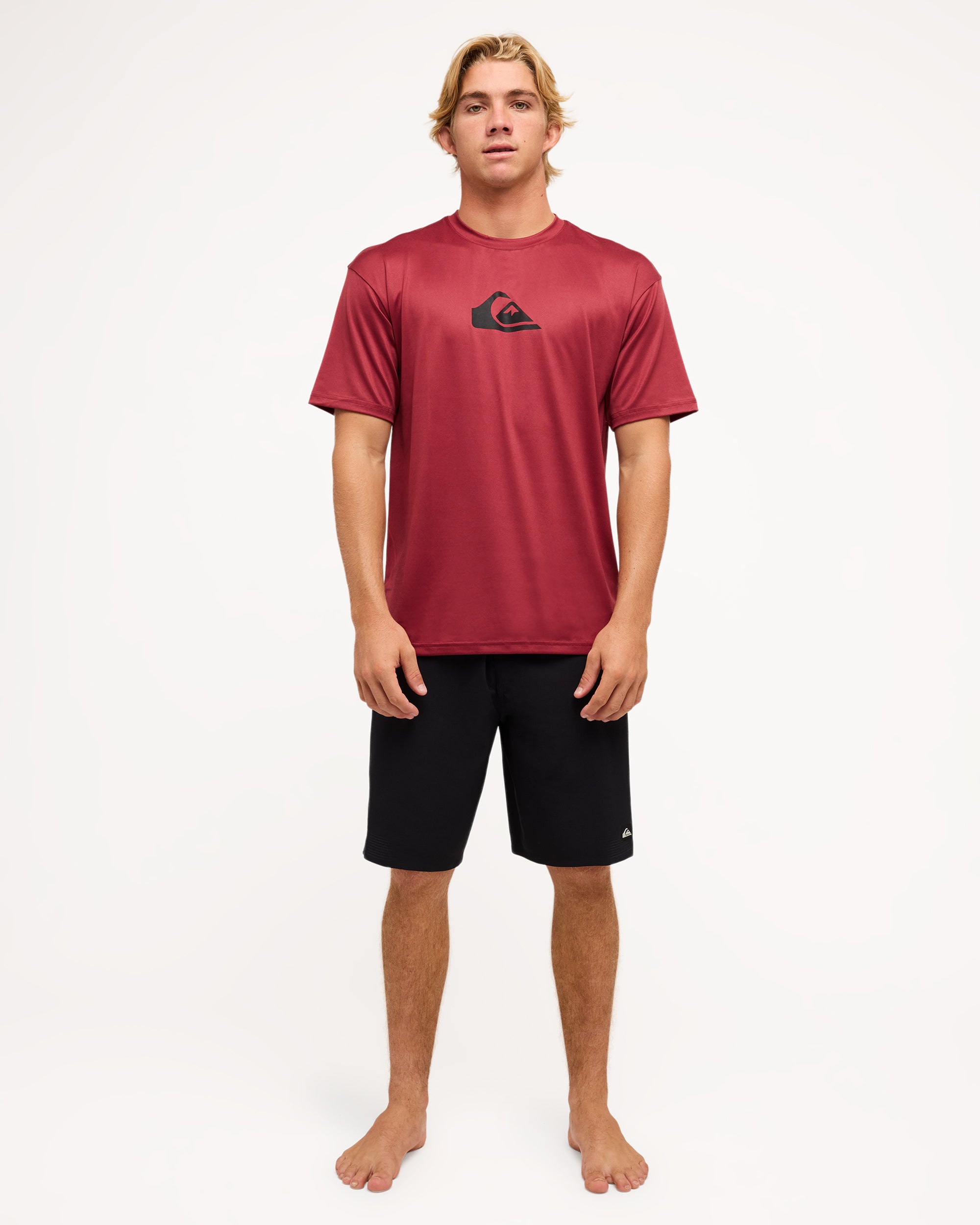 Mens Solid Streak Surf Shirt