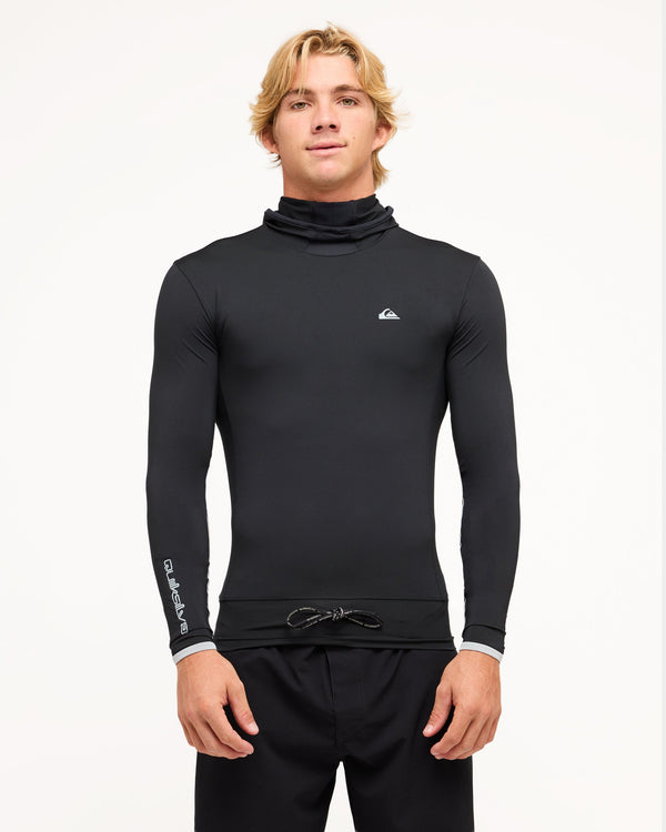 Mens Highline UPF50 Hooded Long Sleeve Rashguard