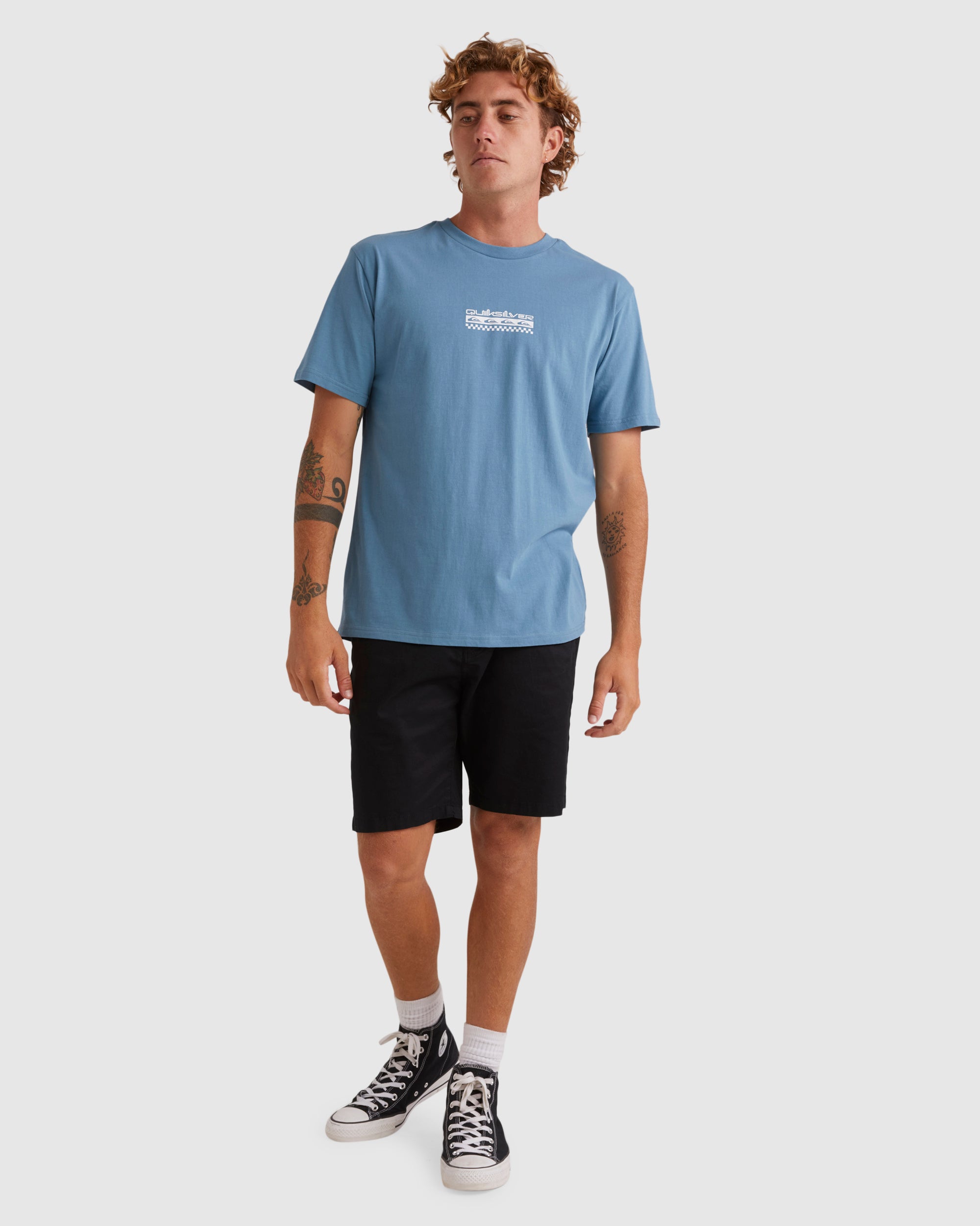 Mens Omni Check Turn T-Shirt