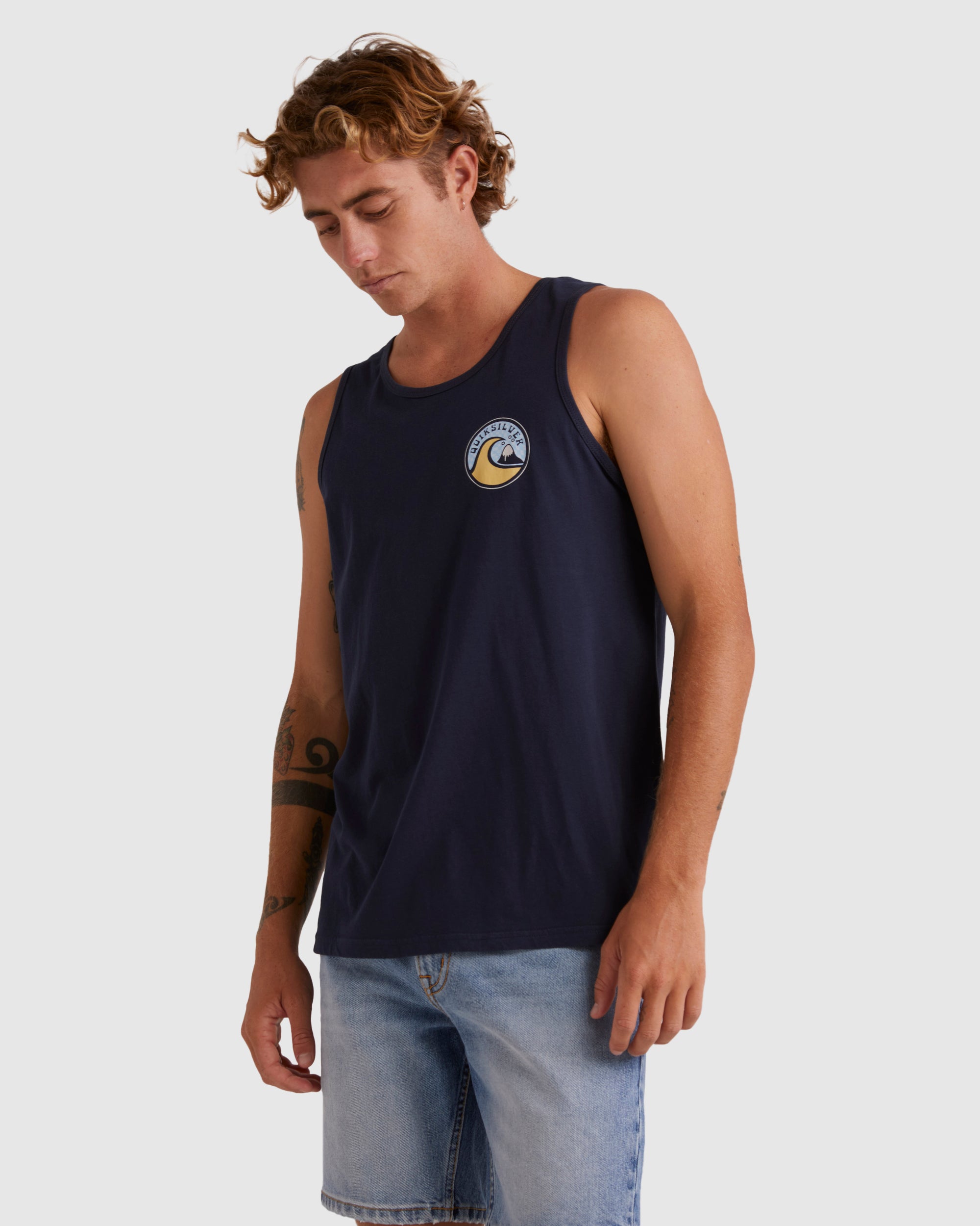 Mens Feeling The Vibe Muscle Vest Top