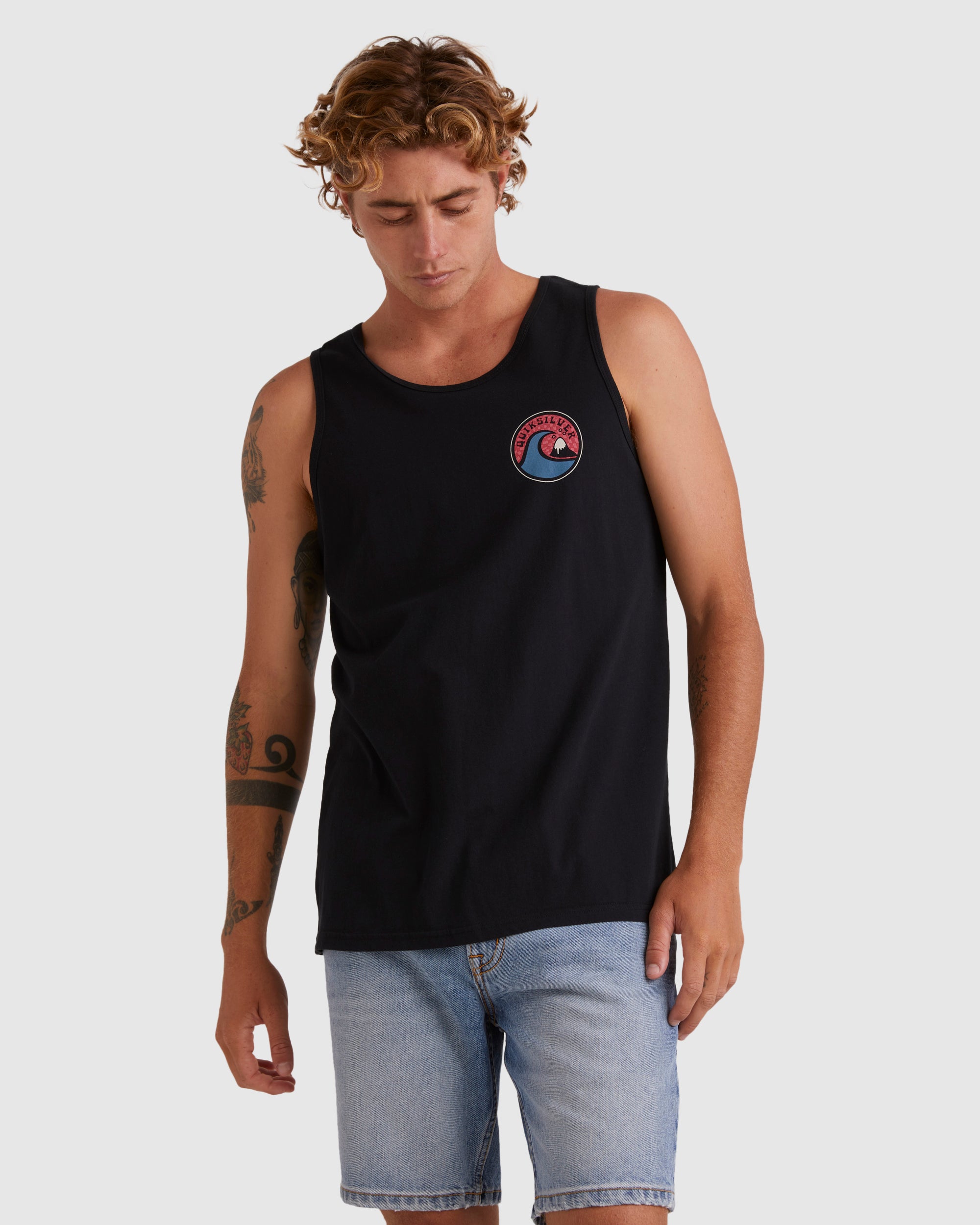Mens Feeling The Vibe Muscle Vest Top