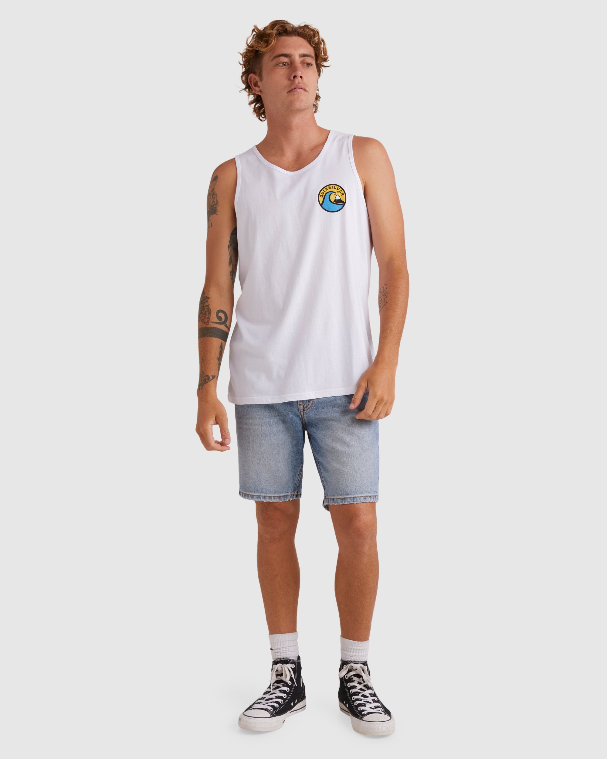 Mens Feeling The Vibe Muscle Vest Top
