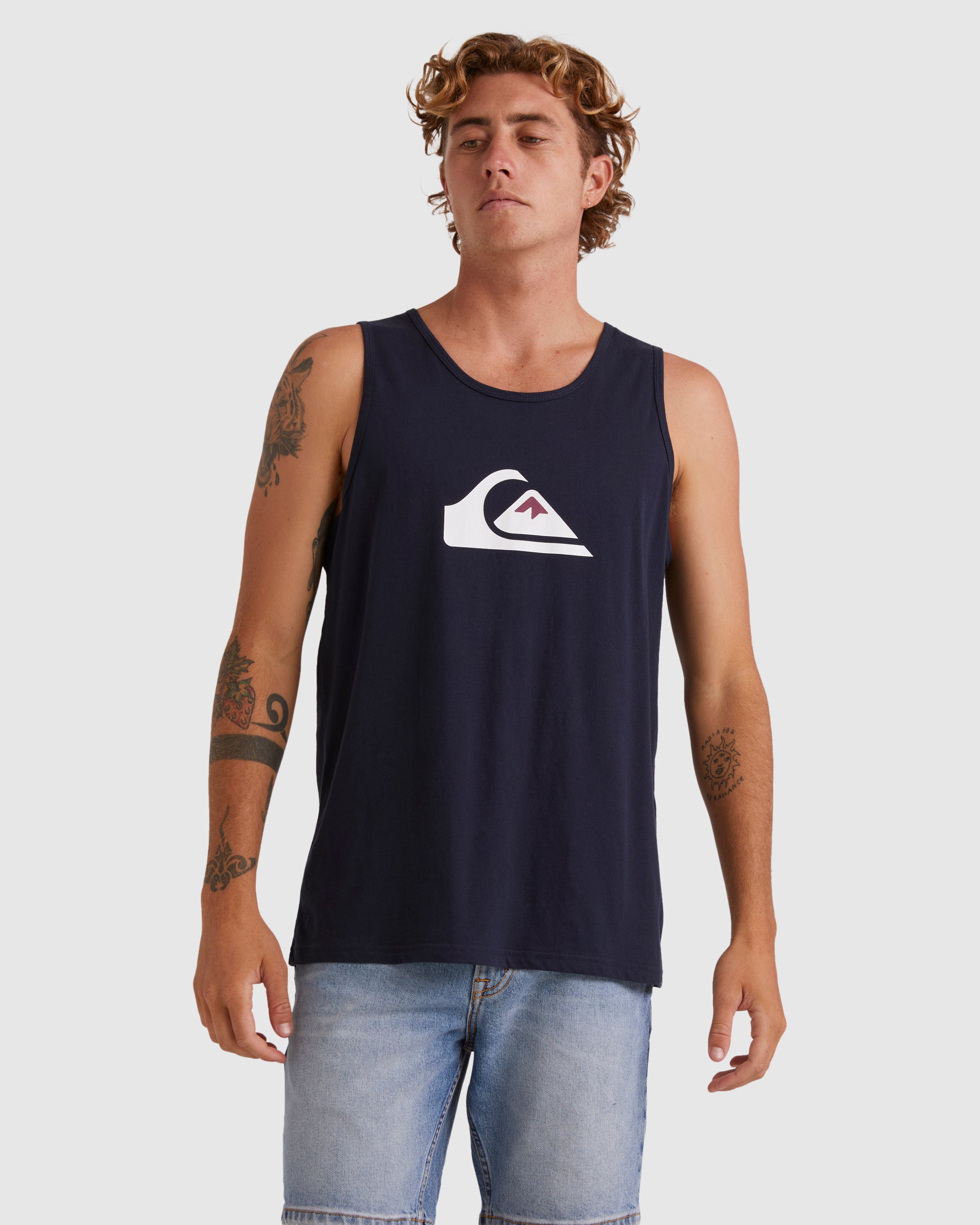 Mens Comp Logo Muscle Vest Top