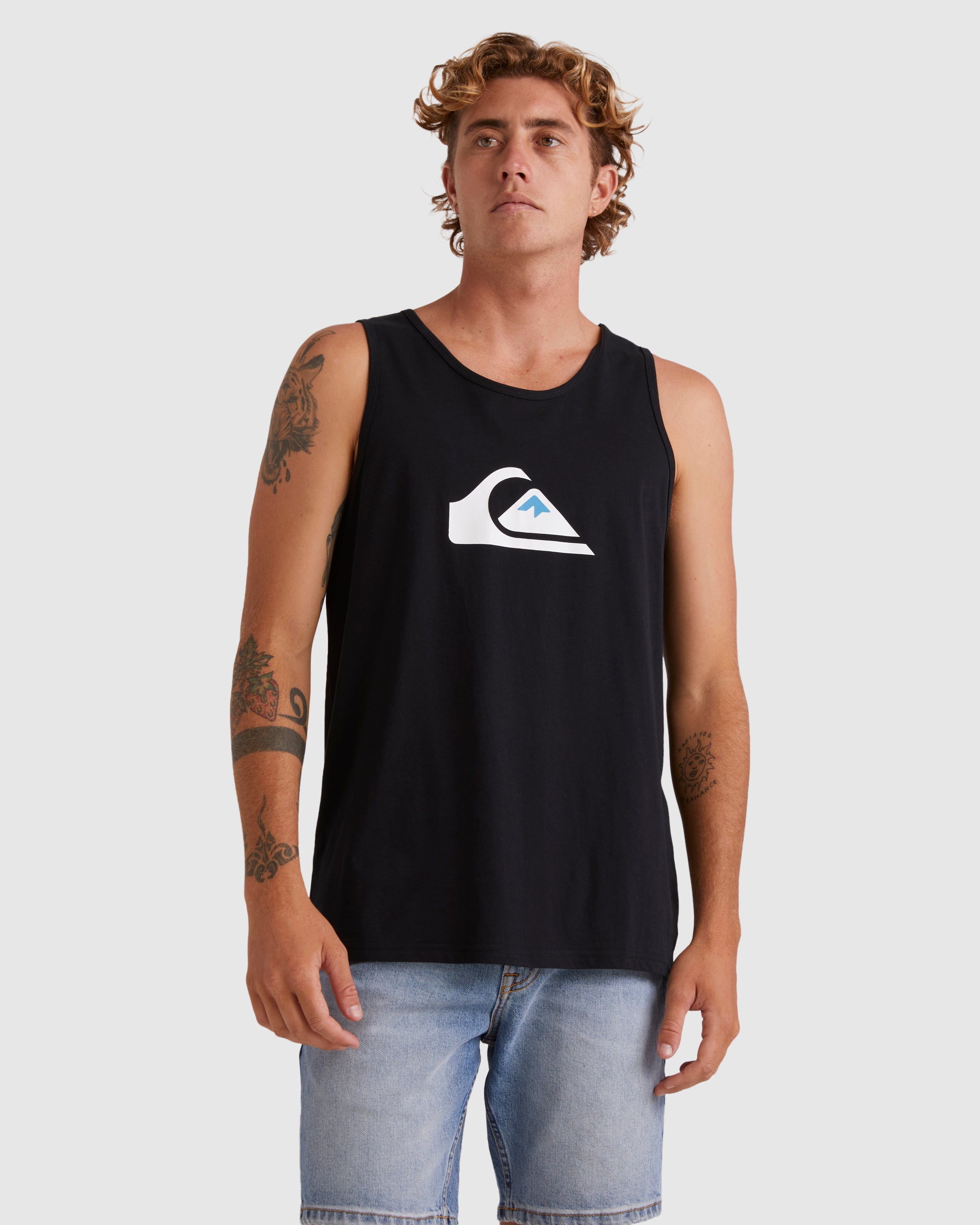 Mens Comp Logo Muscle Vest Top