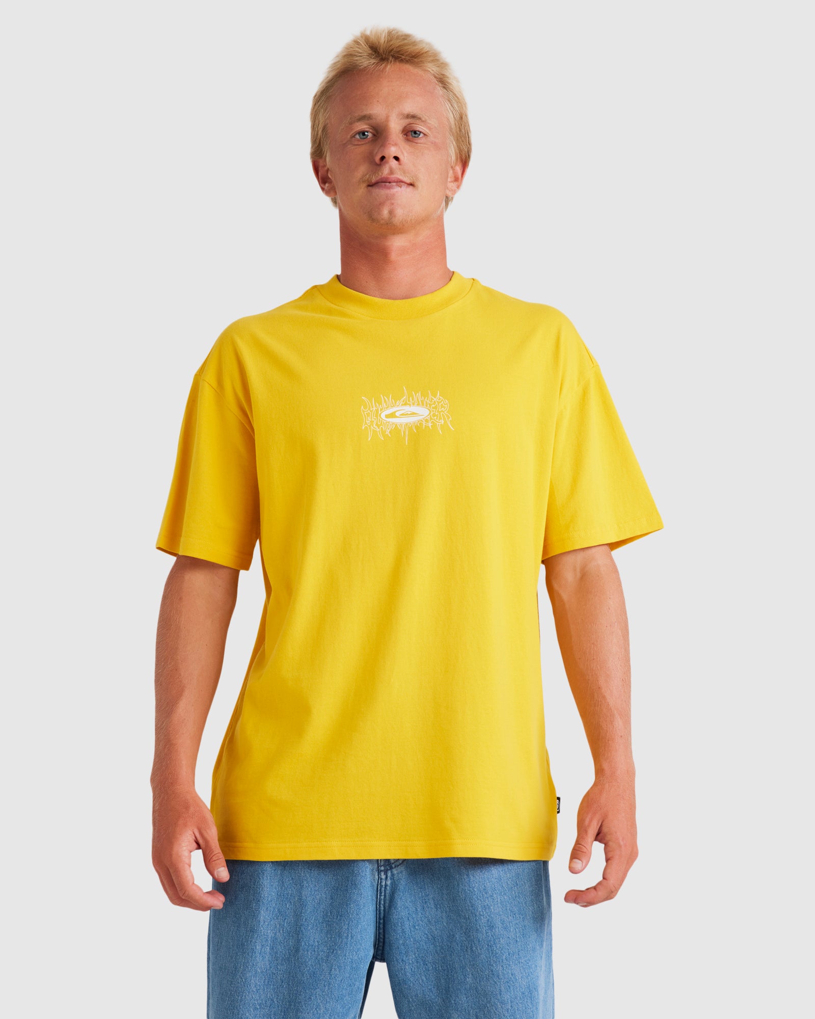 Mens Thrash Saturn T-Shirt – Daylily – Quiksilver AU