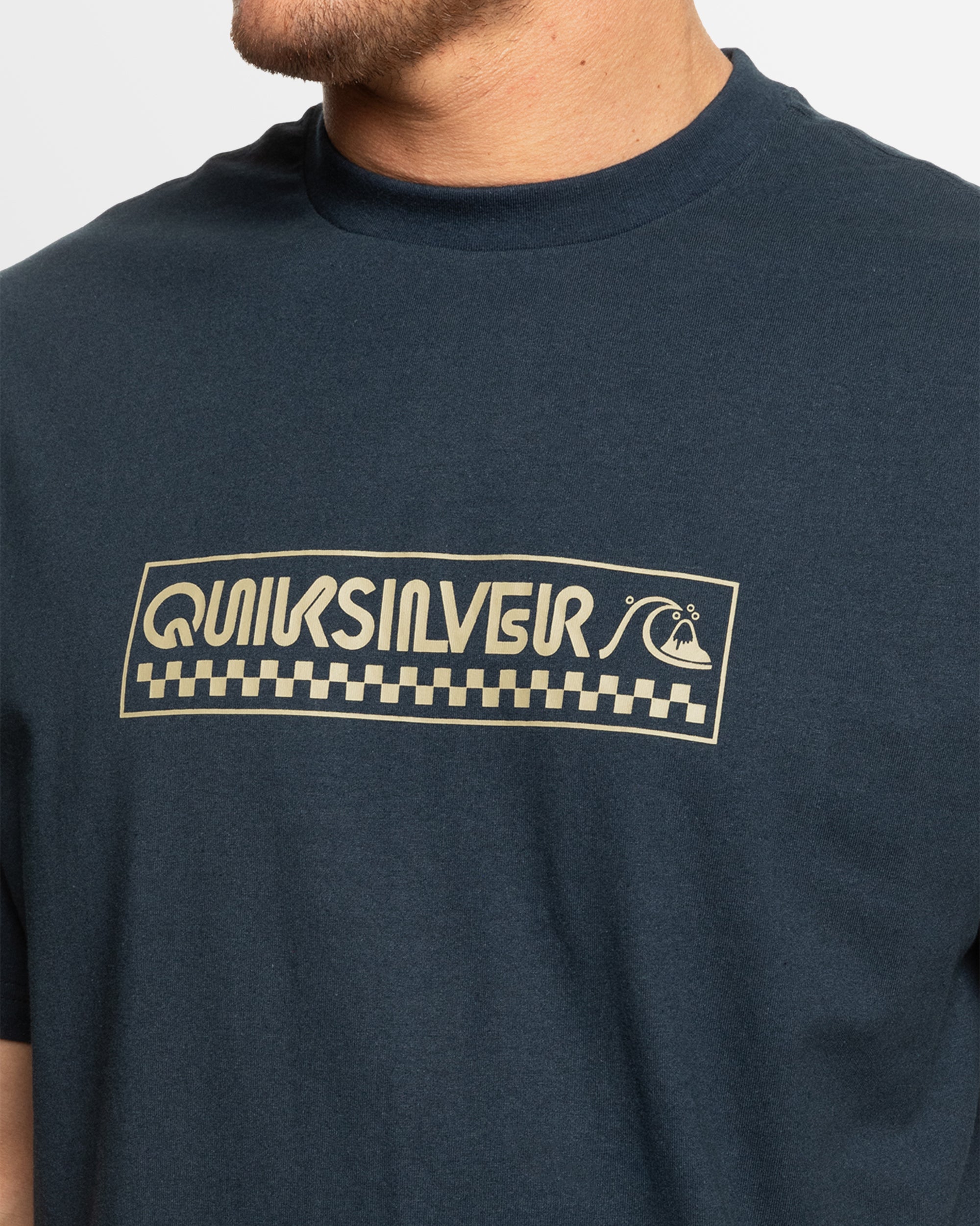 QUIKSILVER Tシャツ Quiksilver tシャツ GRADIENT BOX ST /クイックシルバーバック