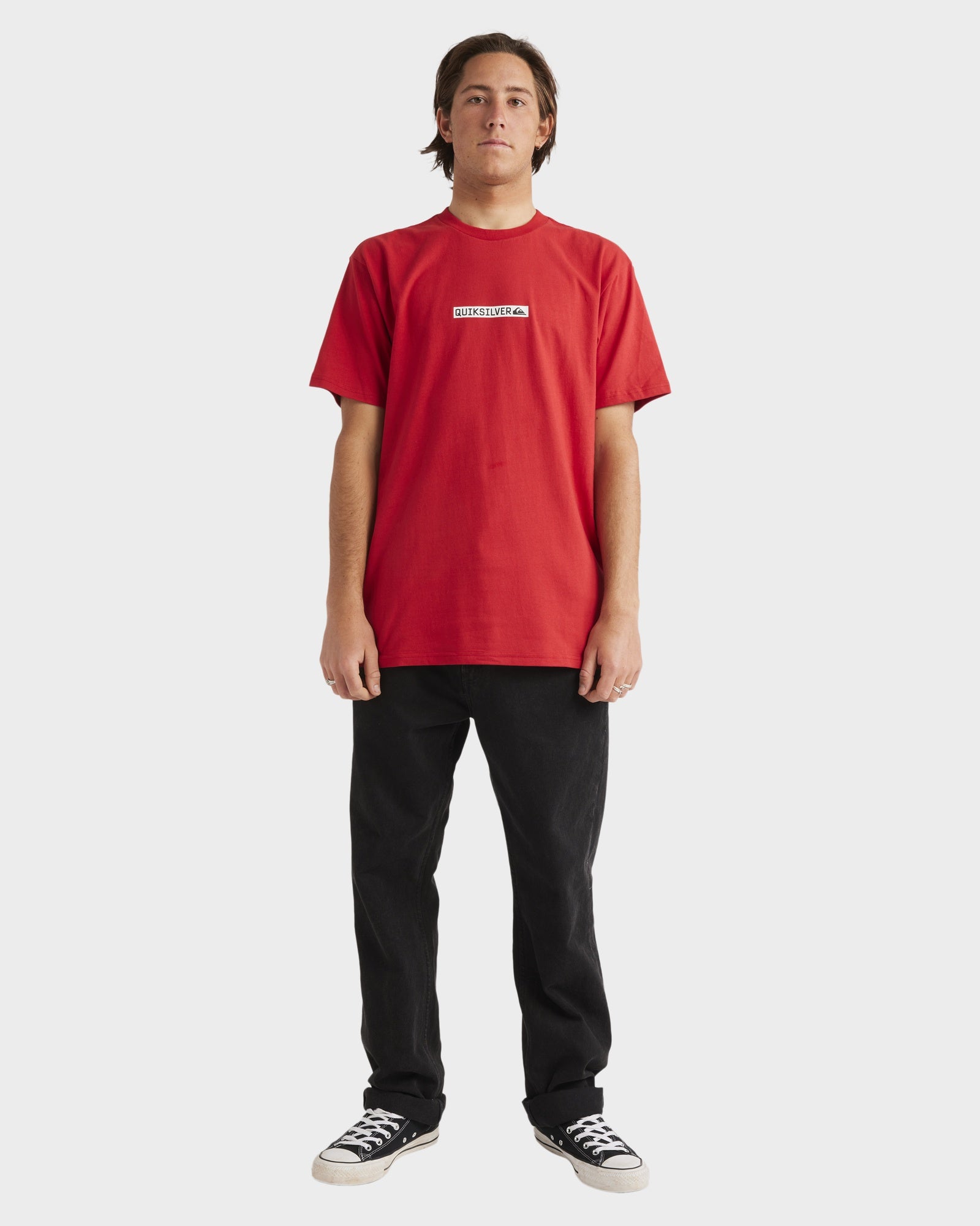 Mens Quiksilver Clicker Logo T-Shirt