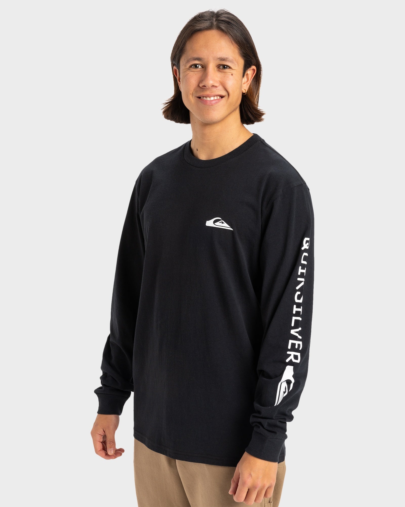 Mens Big Clicker Long Sleeve T-Shirt – Quiksilver