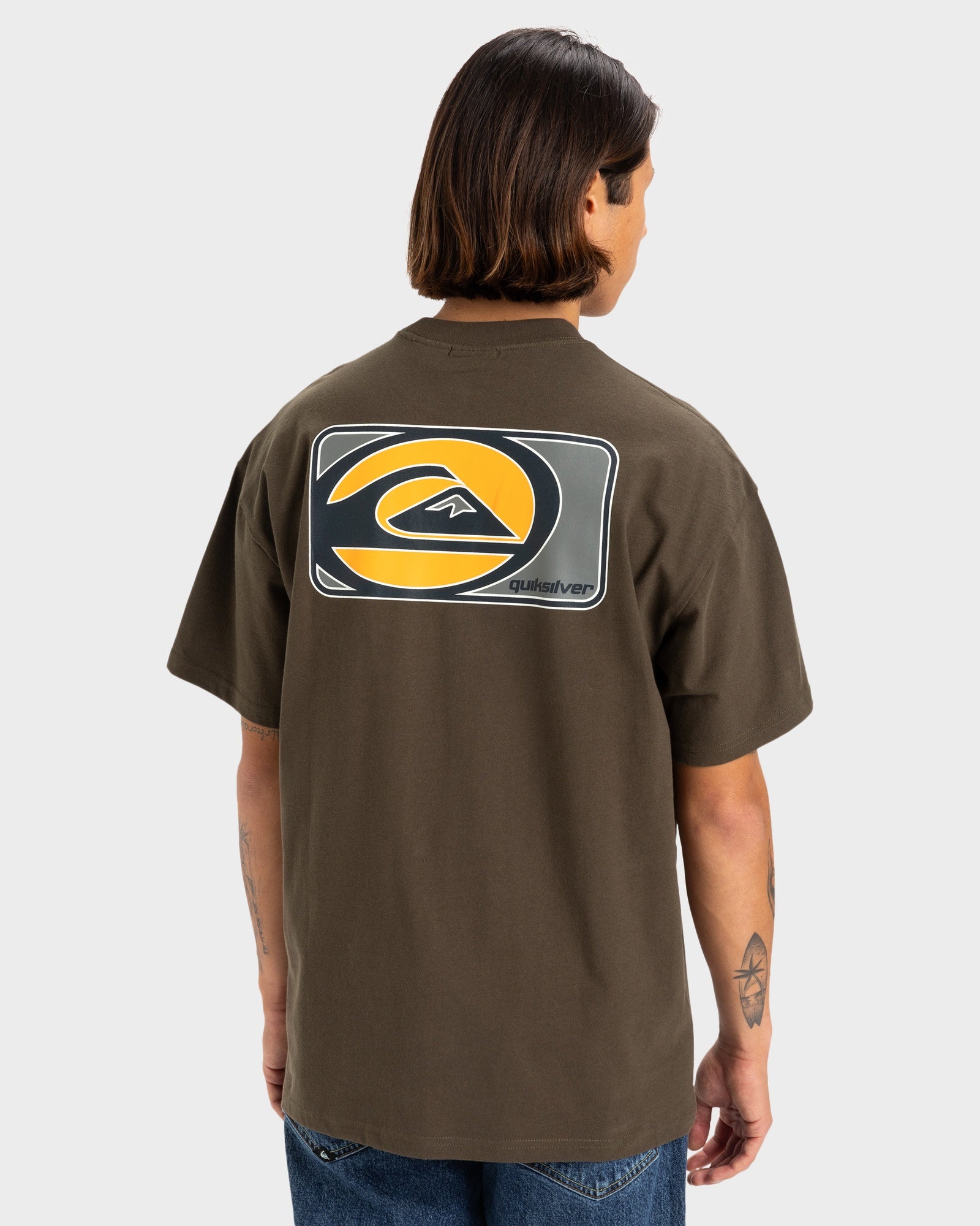 Mens Strategy T-Shirt – Turkish Coffee – Quiksilver AU