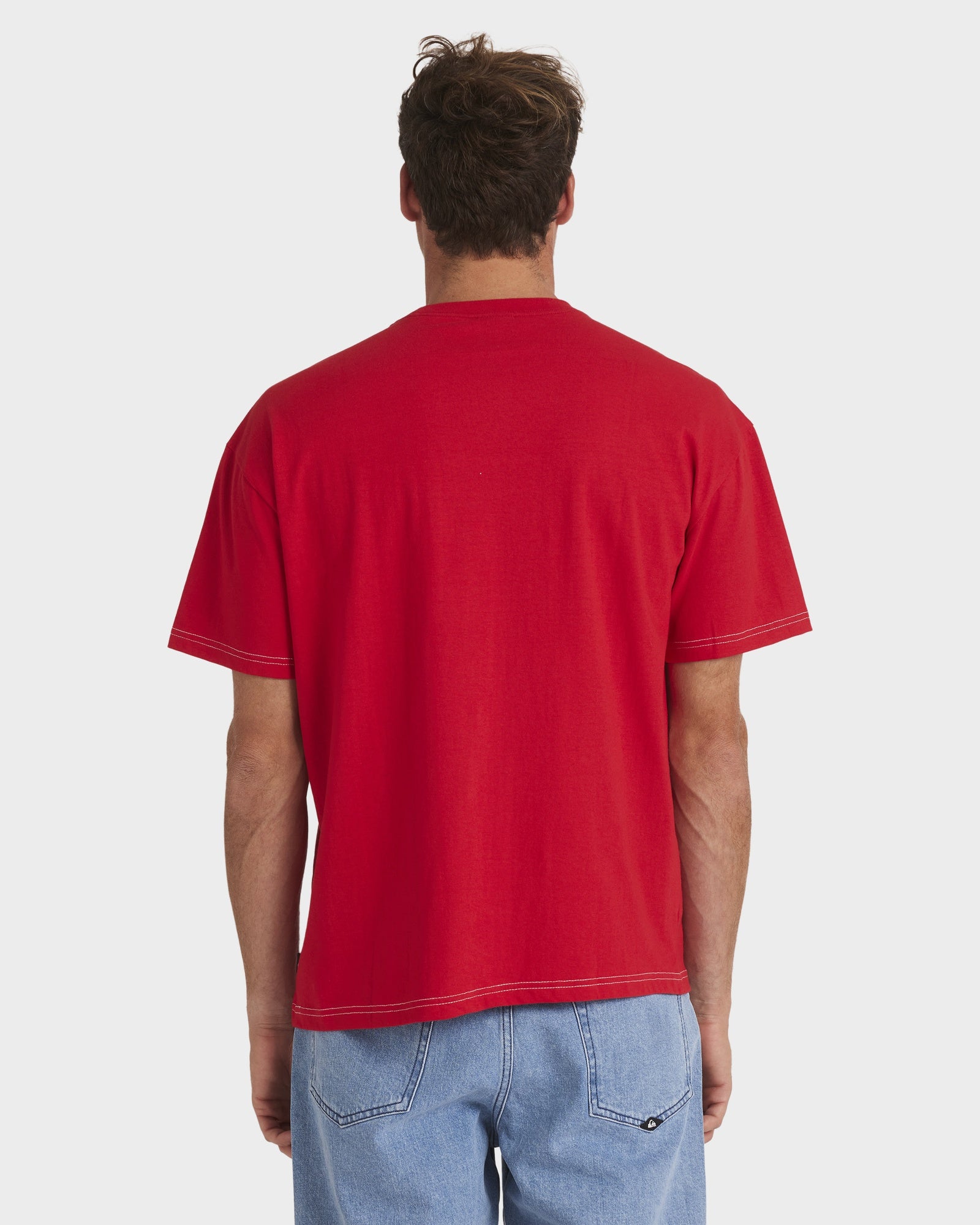 Mens Command T-Shirt – Ribbon Red – Quiksilver AU