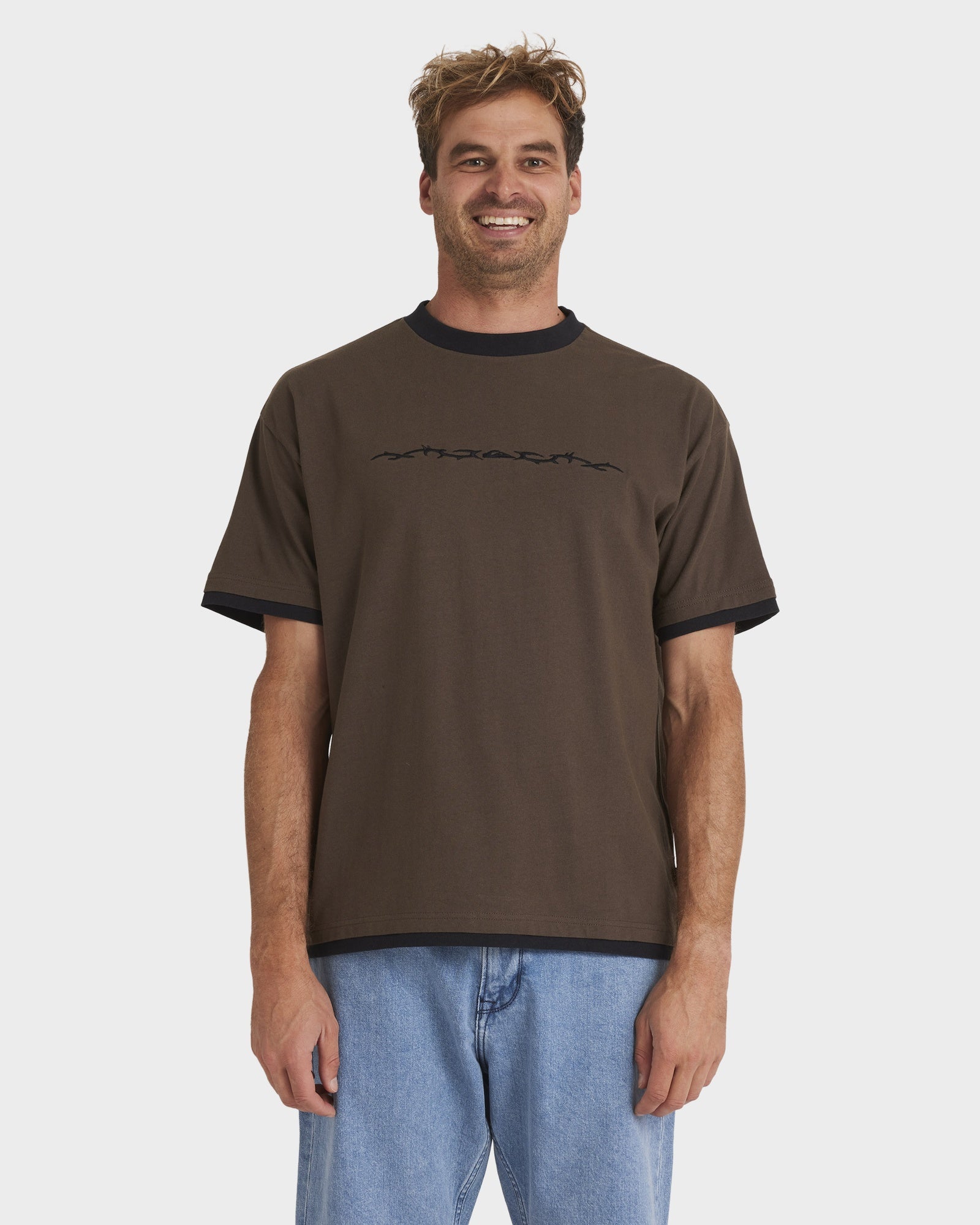 Mens Tribal Band T-Shirt – Turkish Coffee – Quiksilver AU