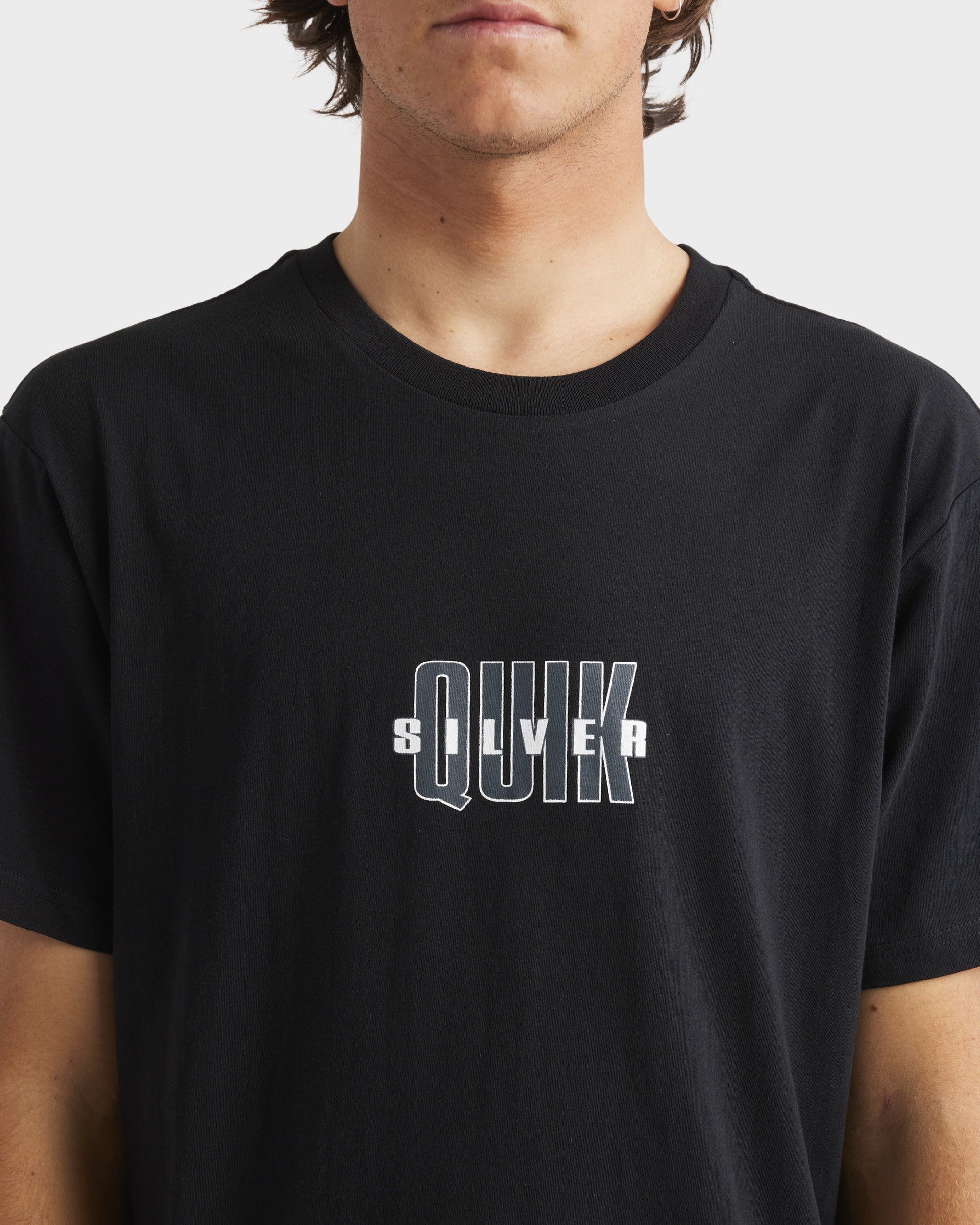 Mens The Void T-Shirt – Black – Quiksilver AU
