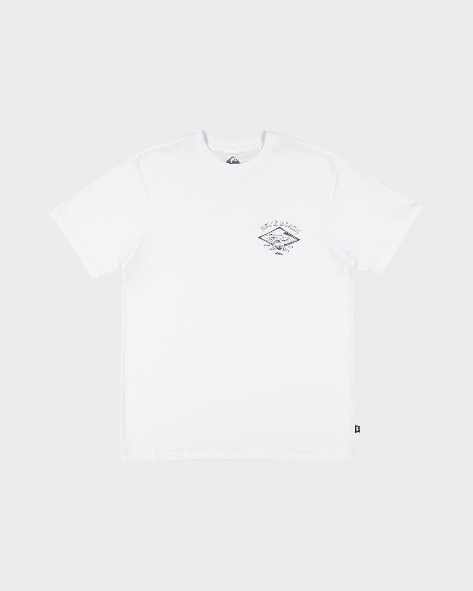 Mens Bells T-Shirt – White – Quiksilver AU