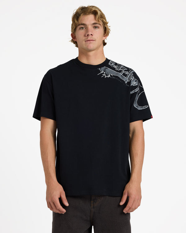 Mens Yg Scrawled Oversized T-Shirt